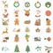 Wrapables Holiday Scrapbooking Washi Stickers, DIY Crafts for Stationery, Diary, Card Making (60 pcs)